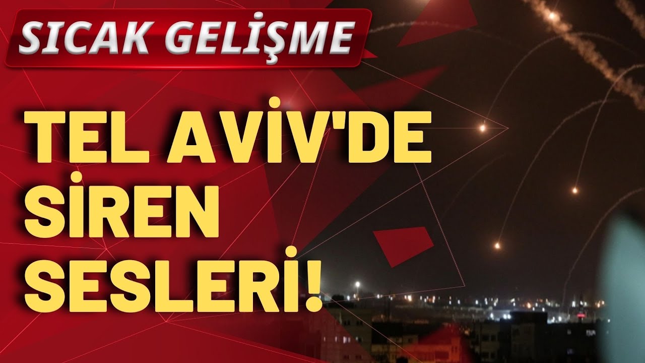 SICAK GELİŞME! Tel Aviv'de kent sakinleri dördüncü kez sığınaklara iniyor!