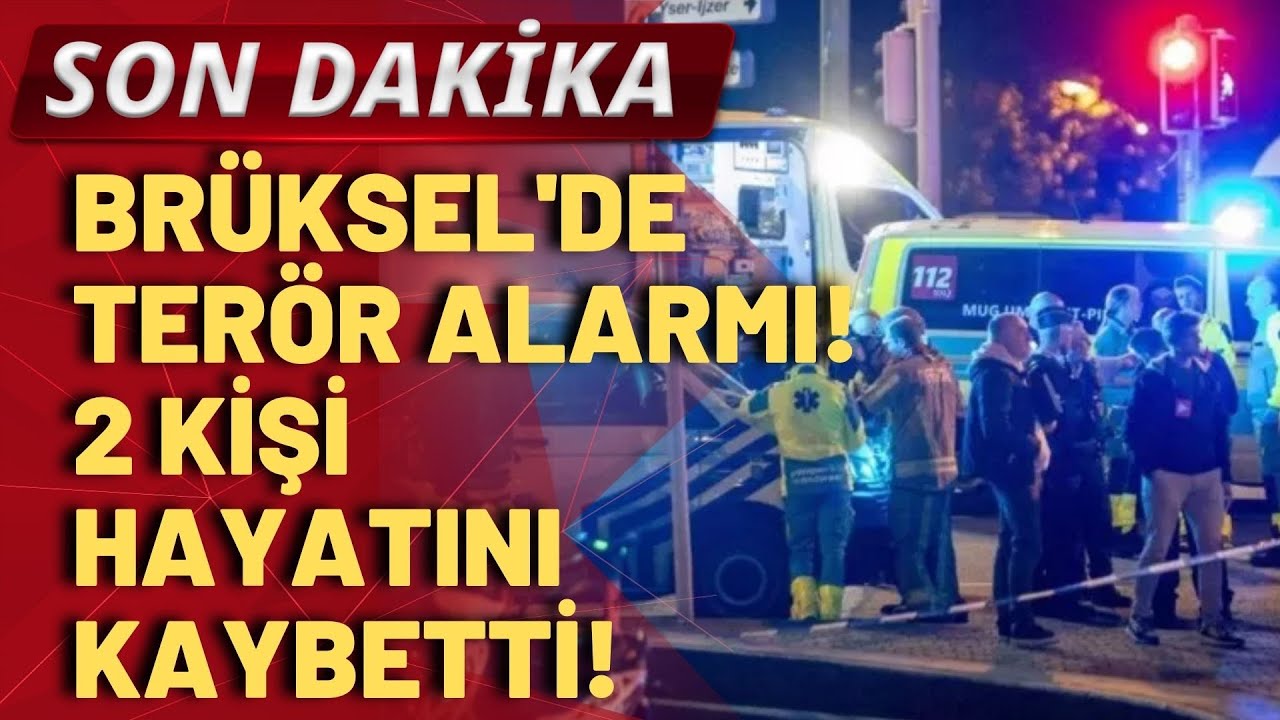 SON DAKİKA! Brüksel'de silahlı saldırı: Tanıklar saldırganın tekbir getirerek ateş ettiğini söylüyor