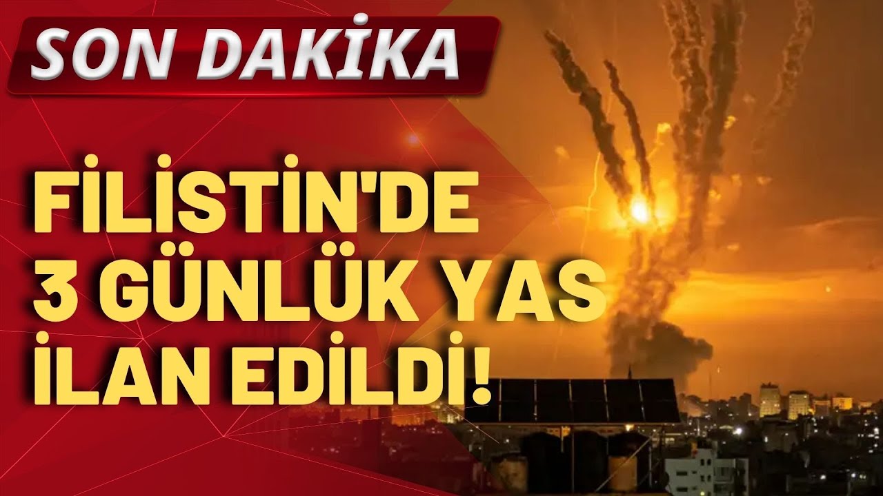 SON DAKİKA! Filistin Devlet Başkanı Mahmud Abbad 3 günlük yas ilanını duyurdu!