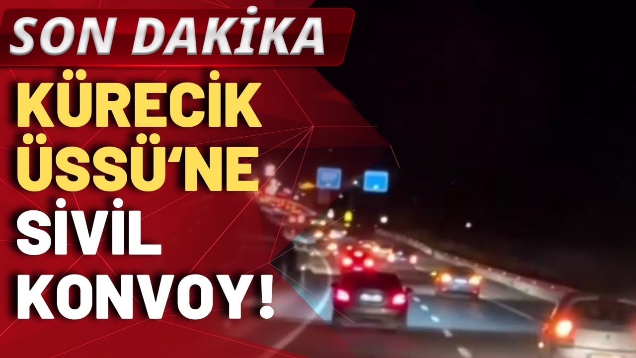 Yüzlerce araç ABD'li askerlerin bulunduğu radar üssüne gidiyor!