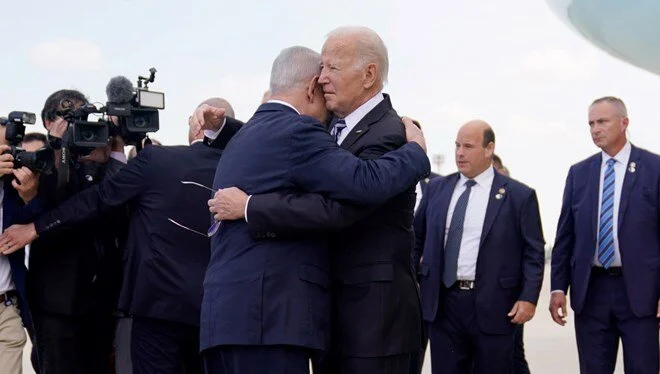 ABD Başkanı Biden İsrail'in Günahlarını 'Yok' Saydı!