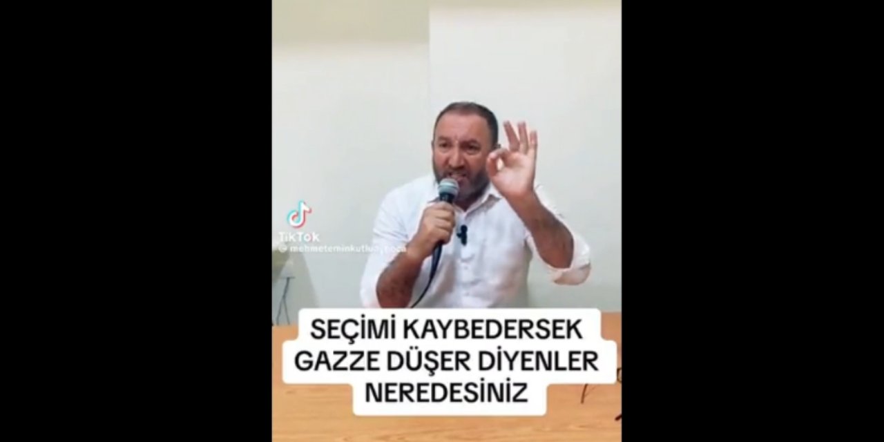 Şanlıurfa'da Mehmet Emin Kutluay Hocanın Sözleri Trend Oldu: "Seçimi Kaybedersek Gazze Düşer’ Diyenler Neredesiniz?"