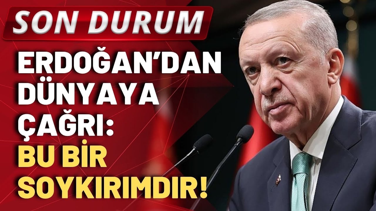 SON DURUM! Erdoğan'dan ABD'ye Gazze eleştirisi: Bölge dışı aktörler İsrail'i kışkırtıyor!