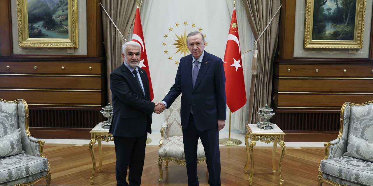 Cumhurbaşkanı Erdoğan HÜDA PAR Genel Başkanı Zekeriya Yapıcıoğlu'nu Kabul Etti