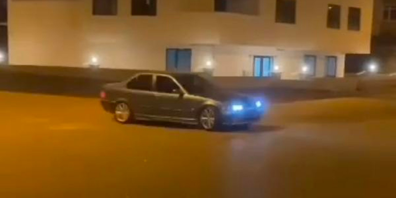 Ataşehir'de Drift Yapan Trafik Magandası Polisten Kaçamadı!