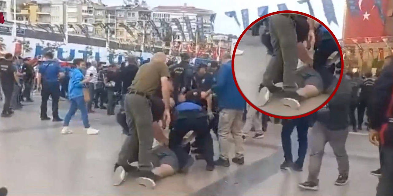 Aydın'da Asansörde Ölen Arkadaşları İçin Karanfil Bırakmak İstediler!  Polis Yerdeki Öğrenciyi Çiğnedi!