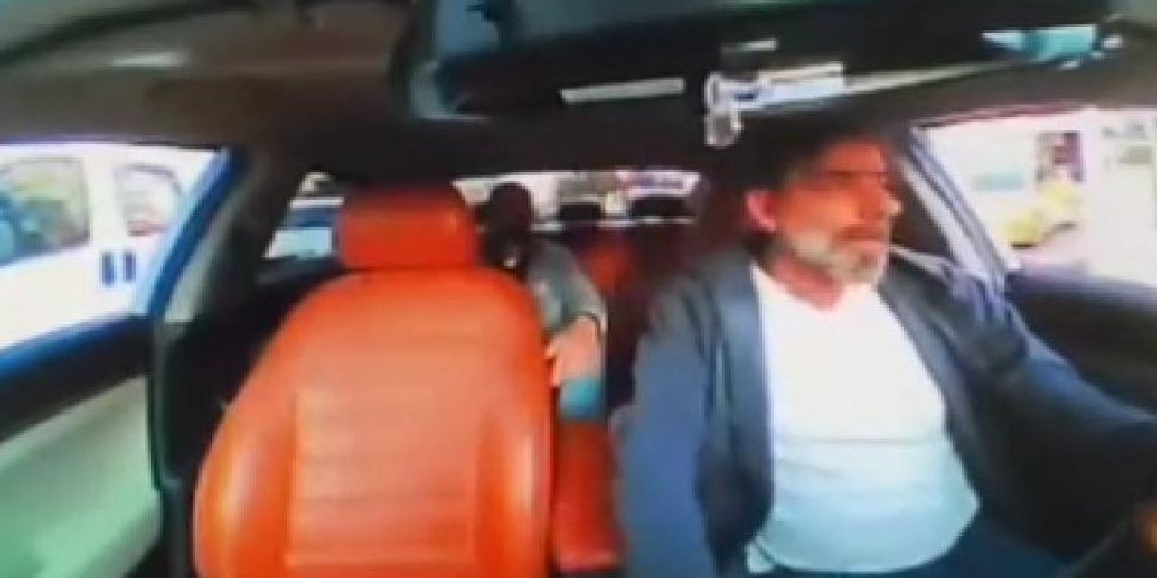 Takside Dehşet Anları! Taksiciye Kafana Sıktırma Dedi, Sonrası Korkunç