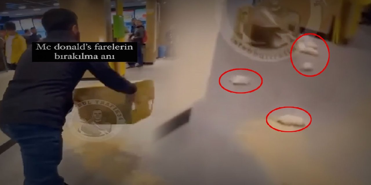 Merter'de McDonald's'a Bir Kutu Fare Fırlattı: Müslümanları Değil, Bunları Yiyin!