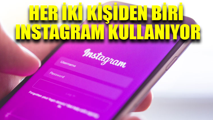 Her iki kişiden biri Instagram kullanıyor