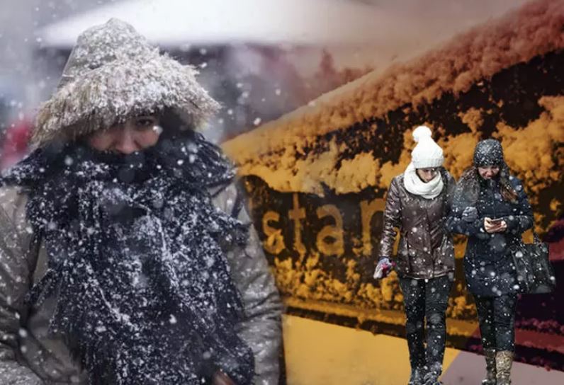 İstanbul'da Hava Bir Anda Buz Kesecek, Saat Saat Uyarı! İstanbul'da basınç hızla düşüyor