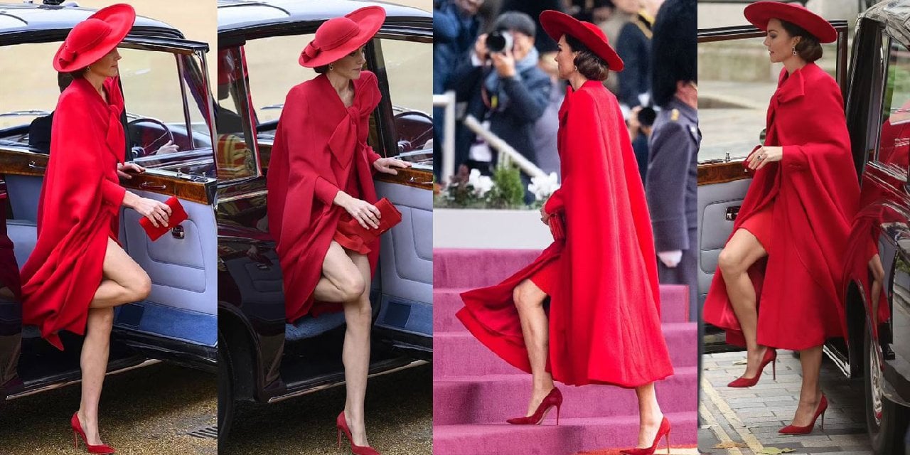 Prenses Kate'in Kırmızılı Şovu