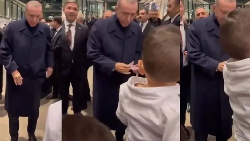 Erdoğan'ın Almanya'da Verdiği Harçlık Olay Oldu