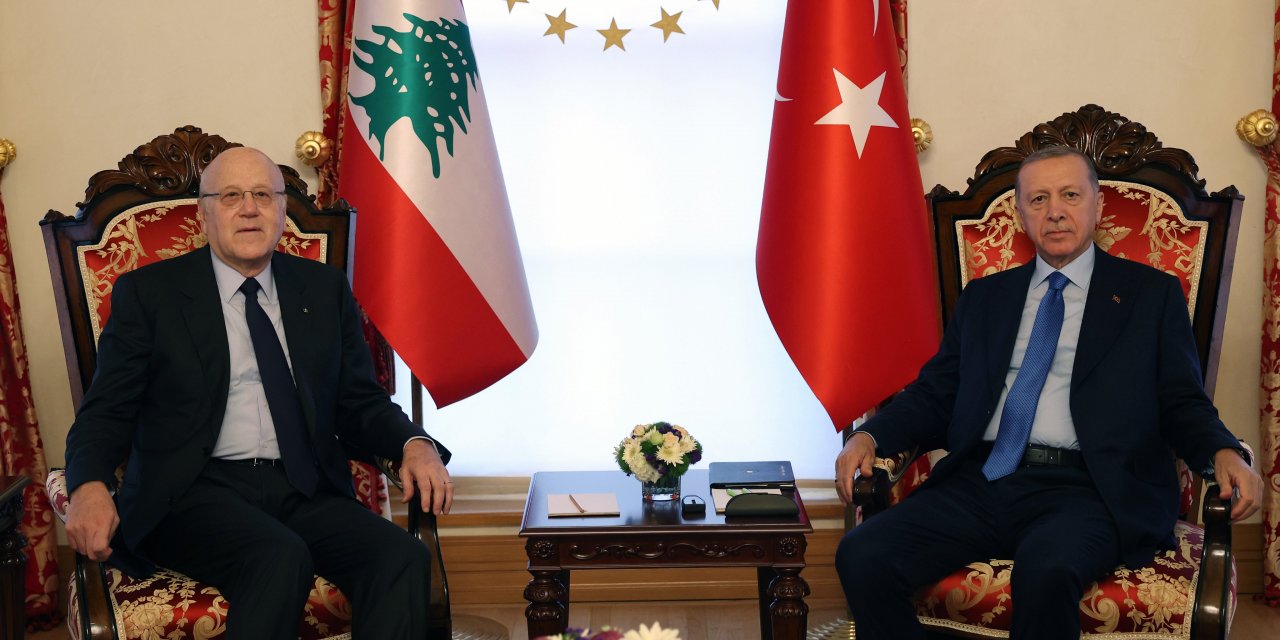 Erdoğan, Lübnan Başbakanı Mikati'yi Kabul Etti
