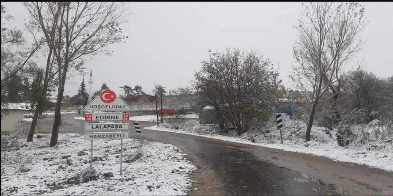 Trakya'ya Kar Düştü: Sıra İstanbul'da!
