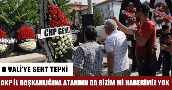 Barış Yarkadaş: Vali bey AKP il başkanlığına atandın da bizim mi haberimiz yok