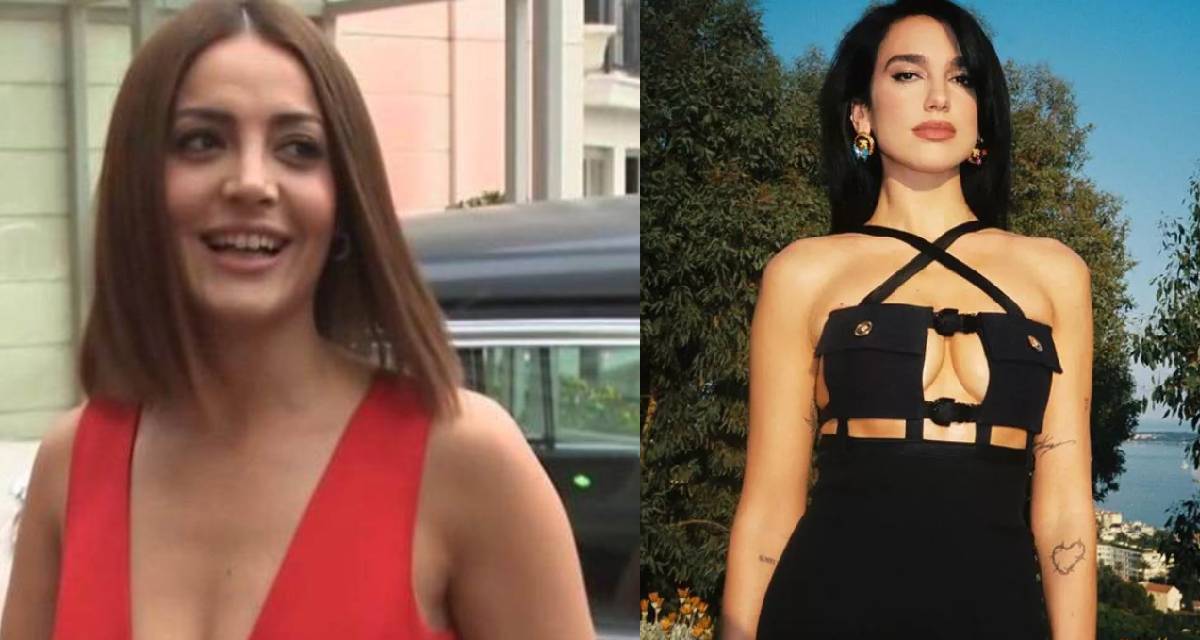 İrem Sak'tan Dua Lipa'ya gönderme!