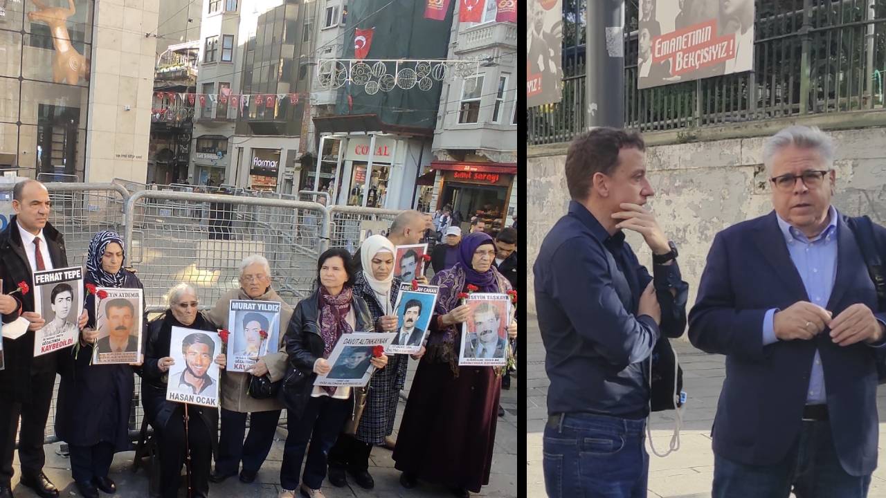 Cumartesi Anneleri'nin Eylemini AP Türkiye Raportörü Amor Da Takip Etti