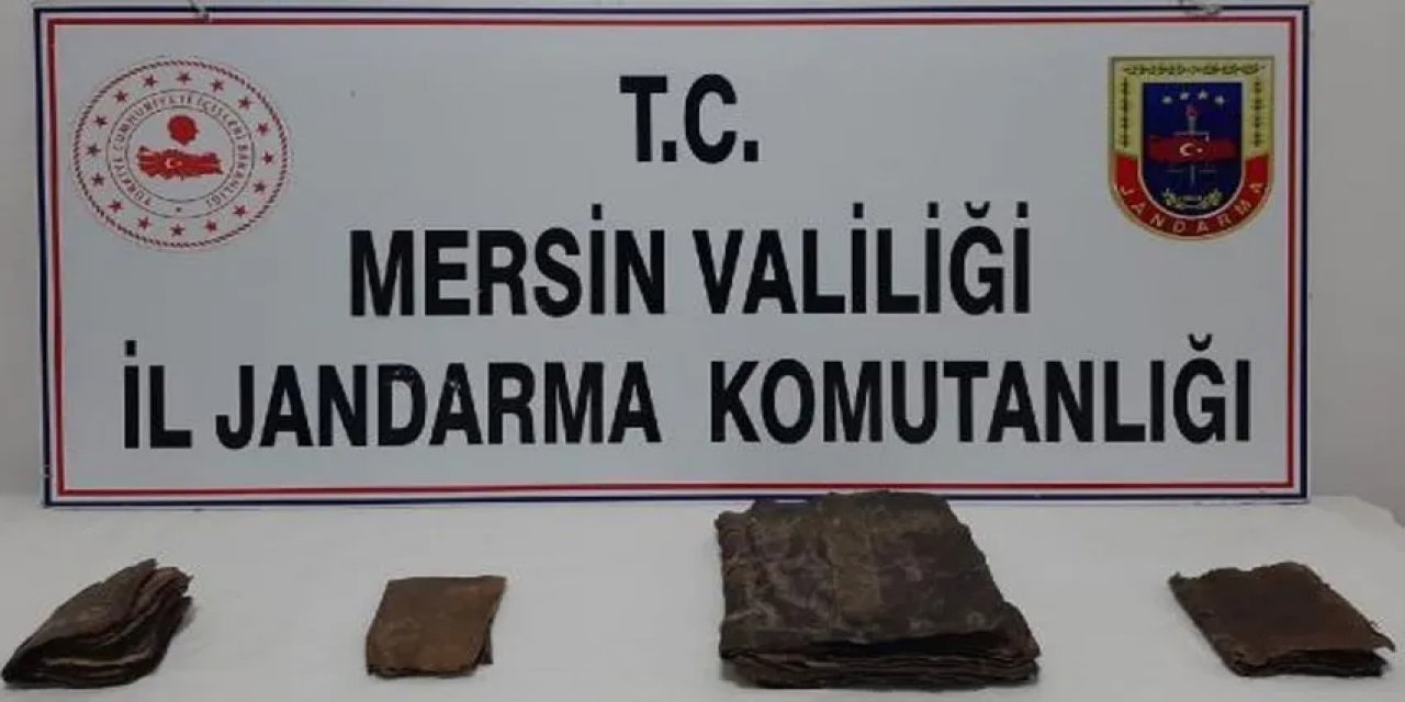 Mersin'de tarihi eser kaçakçılığı: 6 obje ele geçirildi
