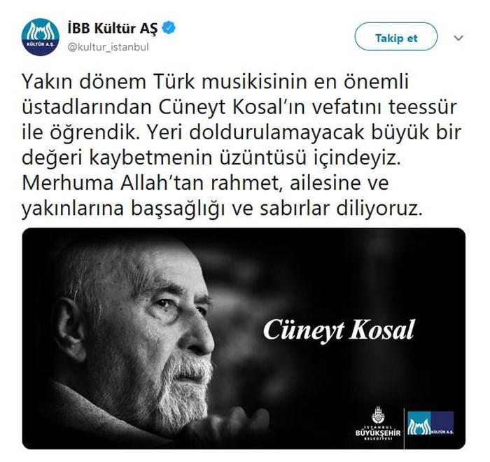 Cüneyt Kosal hayatını kaybetti