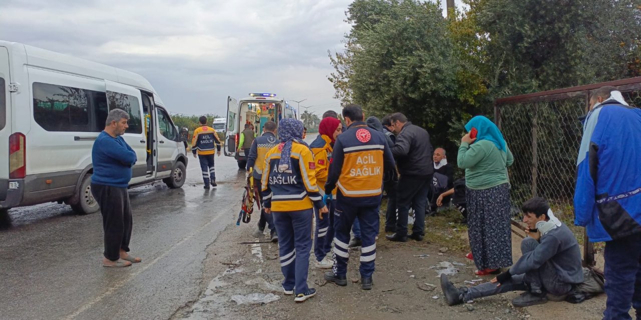 Hatay'da Korkunç Kaza: 16 Kişi Yaralandı!