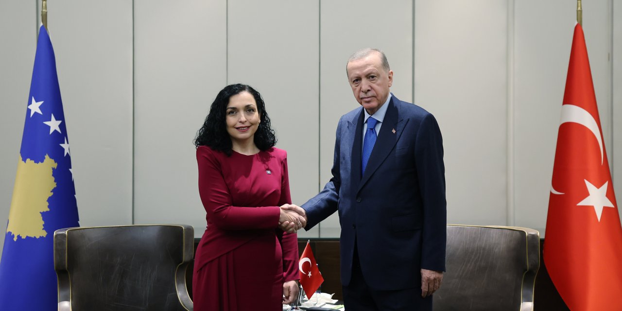 Erdoğan, Kosova Cumhurbaşkanı İle Görüştü