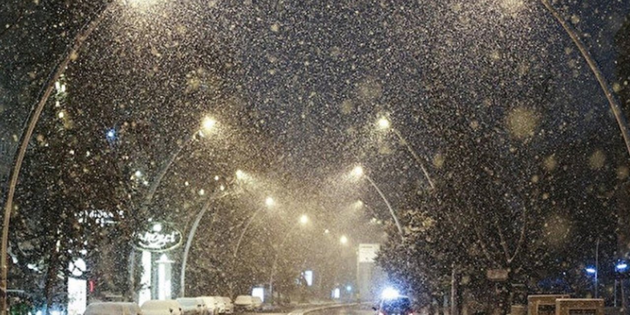 Edirne'de Yoğun Kar Yağışı Başladı! O Anlar Kameraya Yansıdı