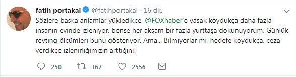 Fatih Portakal'dan RTÜK kararı sonrası ilk açıklama: Hedefe koydukça...