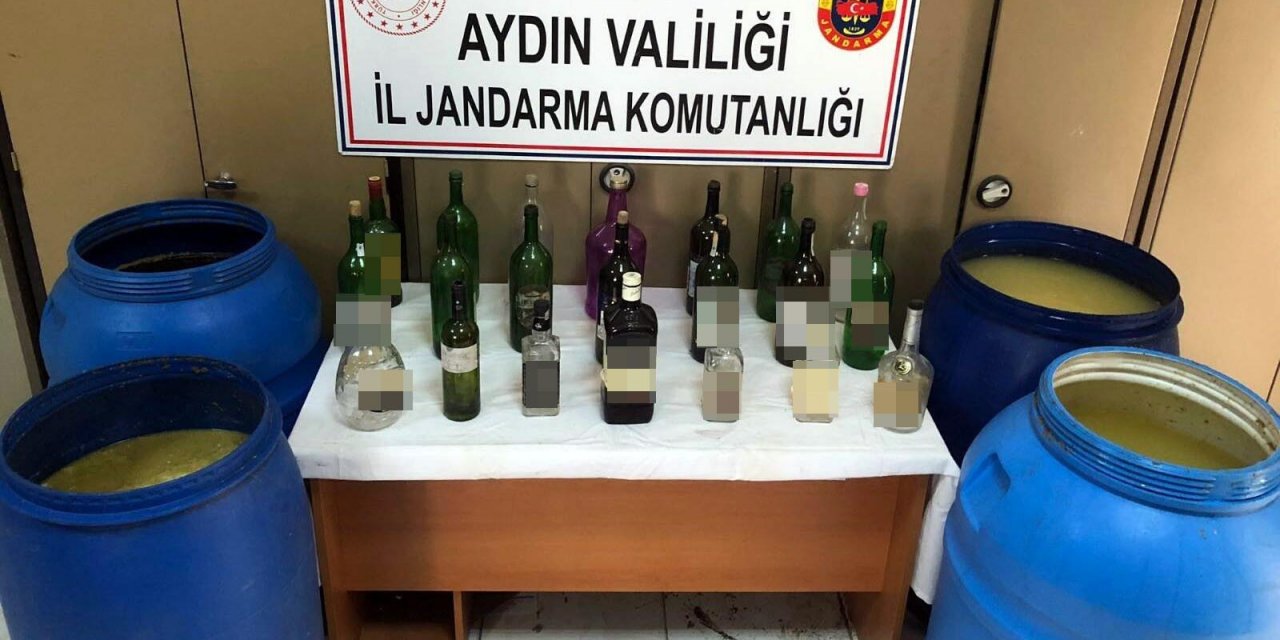 Aydın'da 1550 Litre Kaçak Şarap Ele Geçirildi