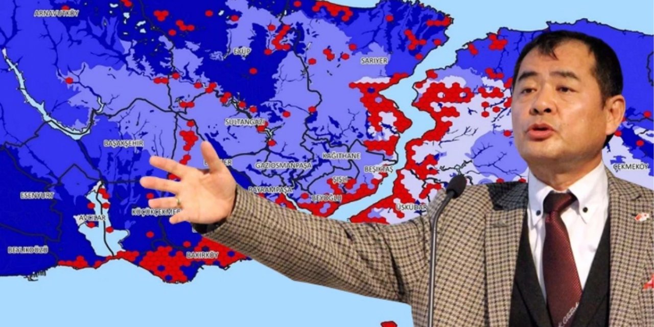 Japon deprem uzmanı Moriwaki İstanbul'daki 3 ilçeyi işaret etti: Tamamen suyun altında kalabilir