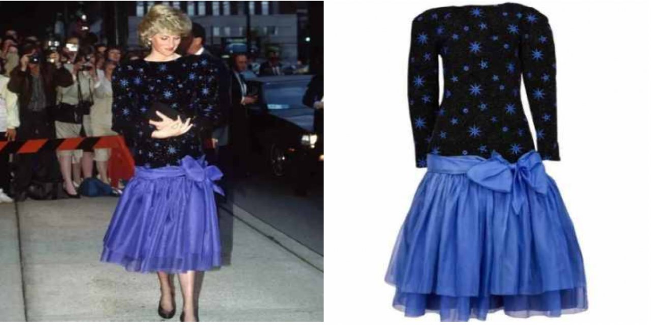 Tarihe Geçti: Prenses Diana'nın Elbisesi Rekor Fiyata Satıldı!