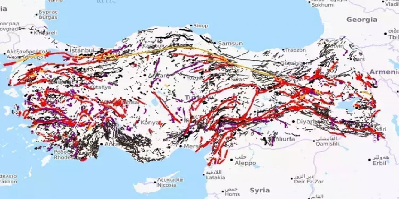 Türkiye'deki Diri Fay Hatları Güncellendi: En Riskli Bölgeler Açıklandı!