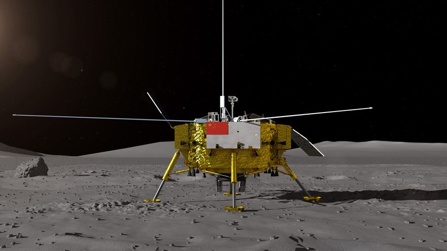 Çin Ay'ın karanlık yüzüne indi
