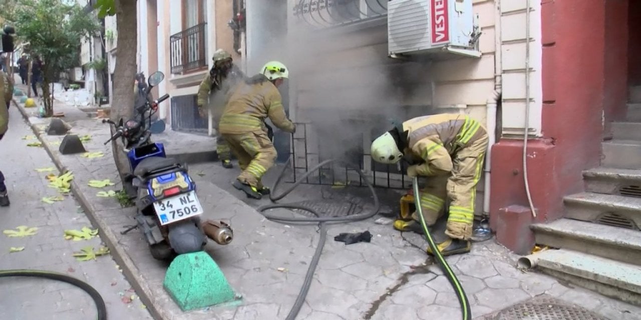 Beyoğlu'nda Korkutan Yangın