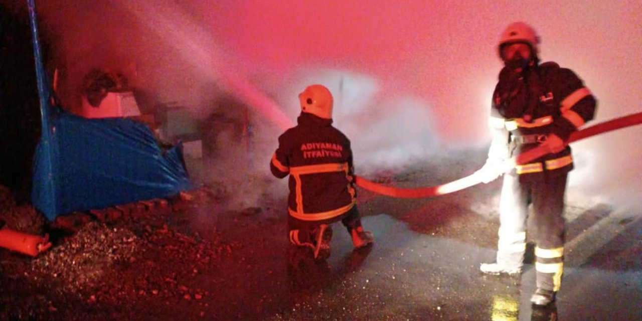 Konteyner Kentte Yangın Çıktı!