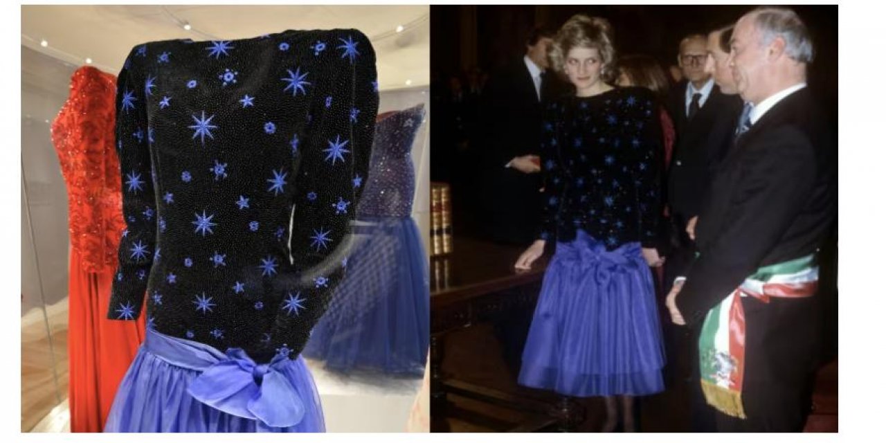 Prenses Diana'nın elbisesi açık artırmada rekor fiyata satıldı!