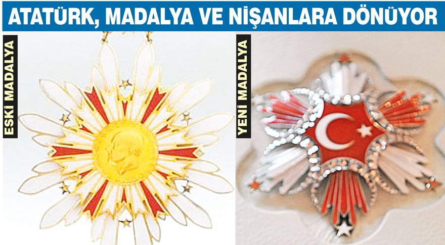 5 yıllık ayıba dur denildi: Atatürk Madalya ve Nişanlara geri döndü