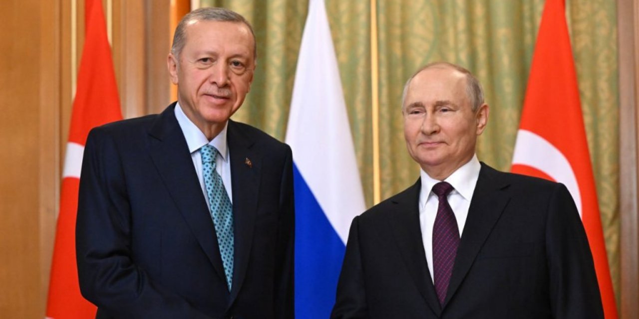 Cumhurbaşkanı Erdoğan'dan Putin ile Görüştü