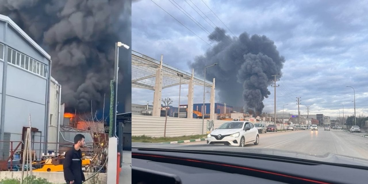 Bursa'da Büyük Yangın! 23 Araçla Müdahale