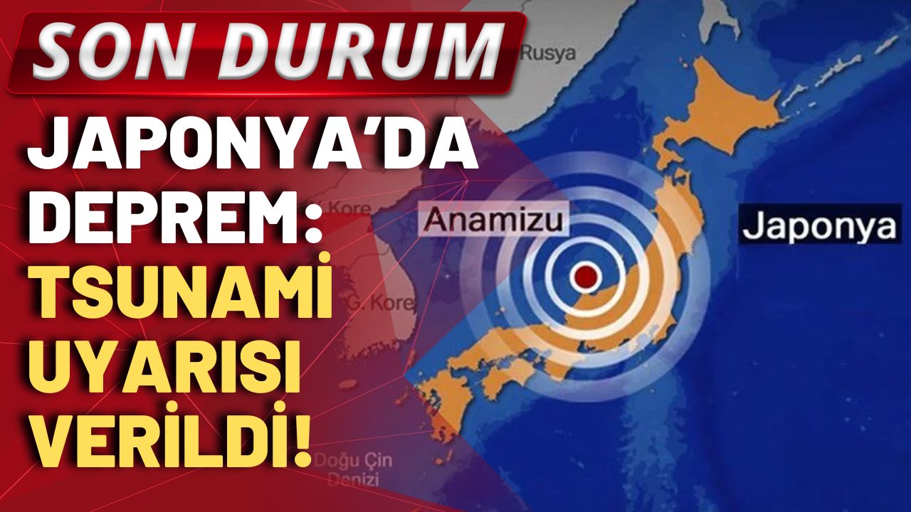 SON DURUM! Japonya'da peş peşe büyük depremler: Tsunami uyarısı yapıldı!
