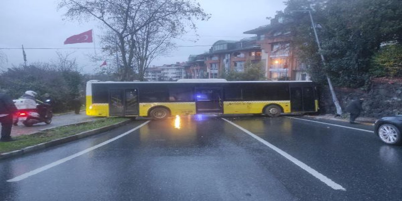 Beşiktaş'ta Feci Kaza : İETT Otobüsü Kontrolden Çıktı