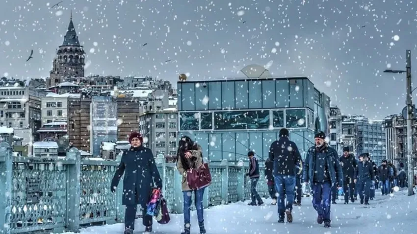 Kutup Soğukları İstanbul'a Lapa Lapa Kar Getirecek! Dört Gün Boyunca Yoğun Kar Yağışı Var