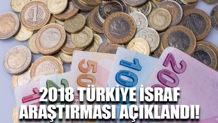 2018 Türkiye İsraf Araştırması açıklandı!