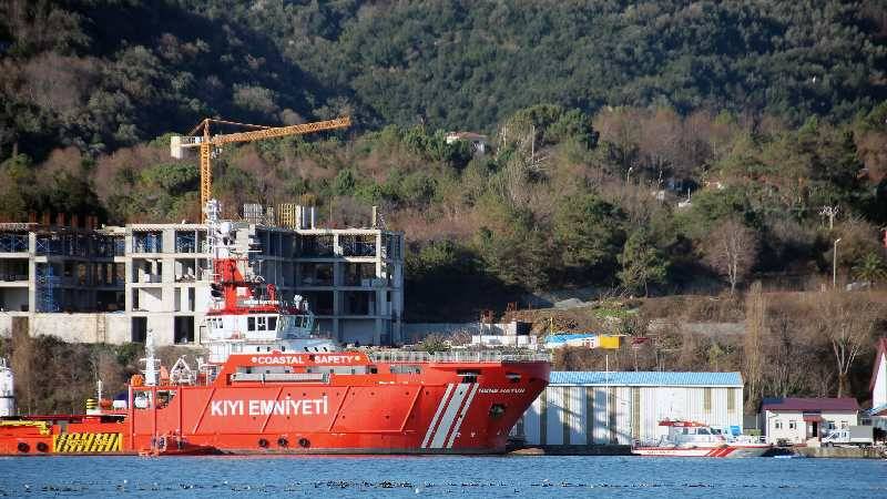 Zonguldak'ta fırtınada batan geminin kayıp 7 personelini arama çalışmalarında 48.gün