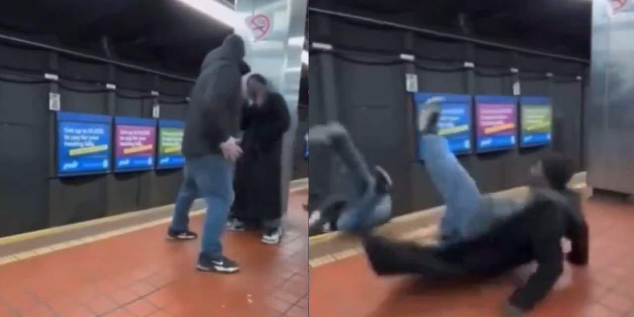 Kavga Ettiği Adamı Son Sürat Gelen Metronun Önüne İtti: Korkunç Anlar Böyle Görüntülendi...