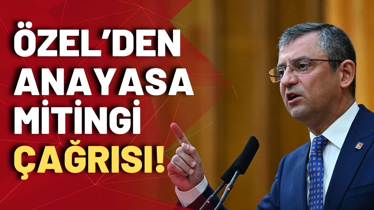 CHP'den sivil darbeye karşı anayasa mitingi!