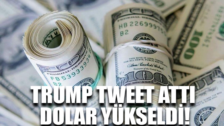 Trump tweet attı dolar yükseldi!