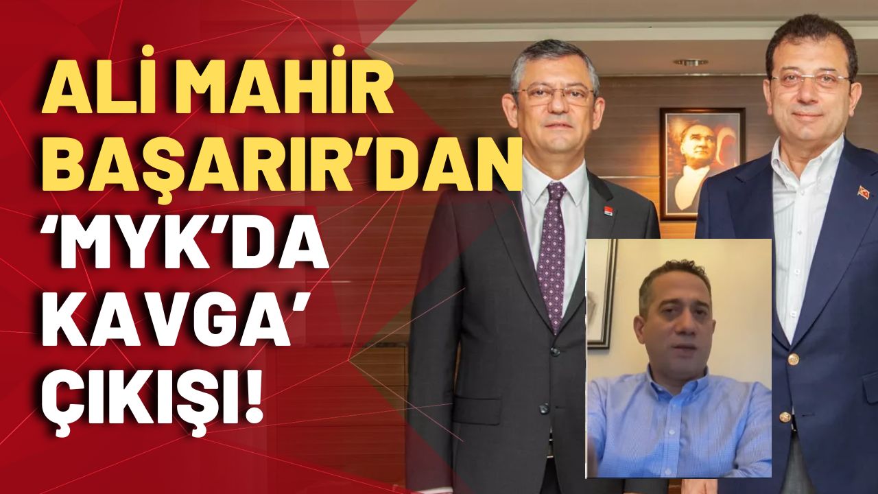 ALi Mahir Başarır, MYK'da tartışma iddialarına Halk TV'de yanıt verdi!