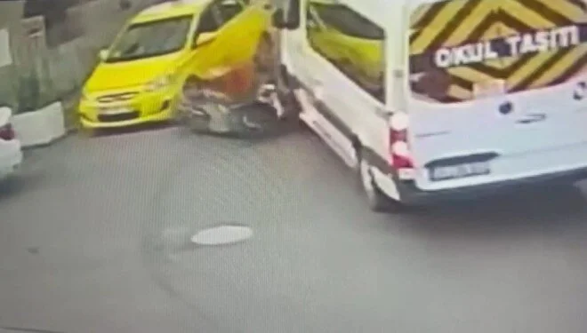 Şişli'de taksideki yolcunun açtığı kapıya çarpan moto kurye Oğuzhan Gezer öldü