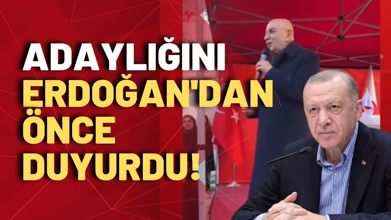 'Bir oy verin, hizmetler akacak' dedi, adaylığını Erdoğan'dan önce duyurdu!