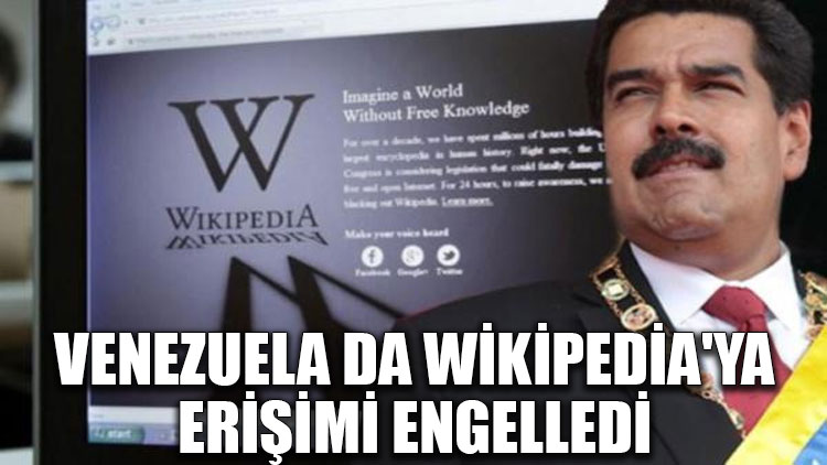 Venezuela da Wikipedia'ya erişimi engelledi